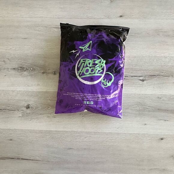 Fresh Hoods Human Hoodie Peach/Orange S NWT IN PACKAGE - Picture 5 of 5